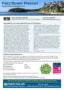 Fairy Bower Precinct Community Forum Newsletter cover thumbnail