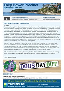 Fairy Bower Precinct Community Forum Newsletter cover thumbnail
