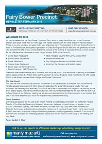 Fairy Bower Precinct Community Forum Newsletter cover thumbnail