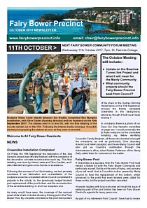 Fairy Bower Precinct Community Forum Newsletter cover thumbnail